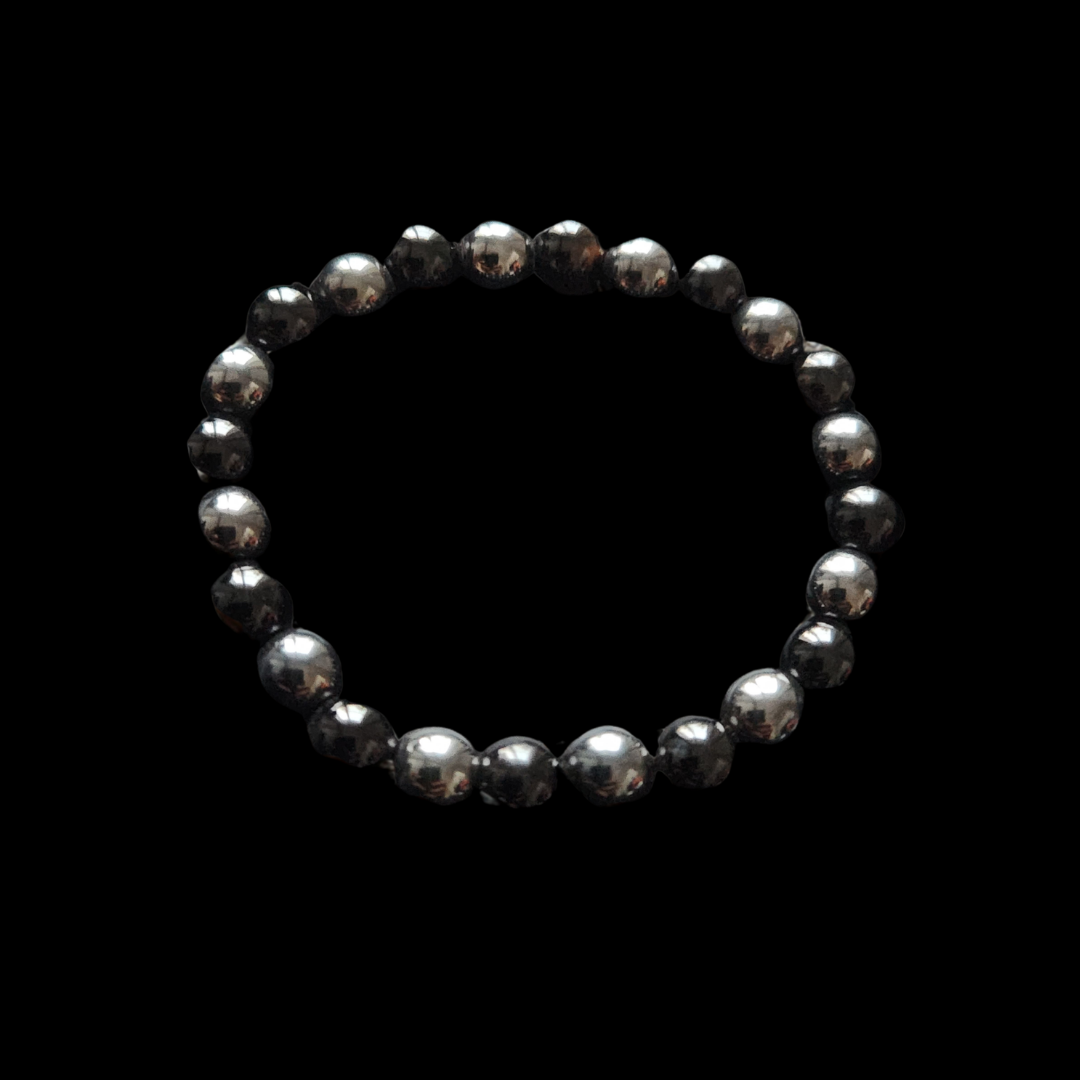 Black Onyx & Golden Pyrite Wealth & Shield Bracelet