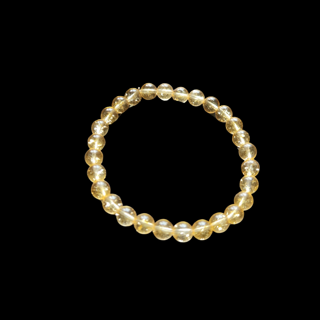 Natural Golden Citrine Merchant's Wealth Stone Bracelet