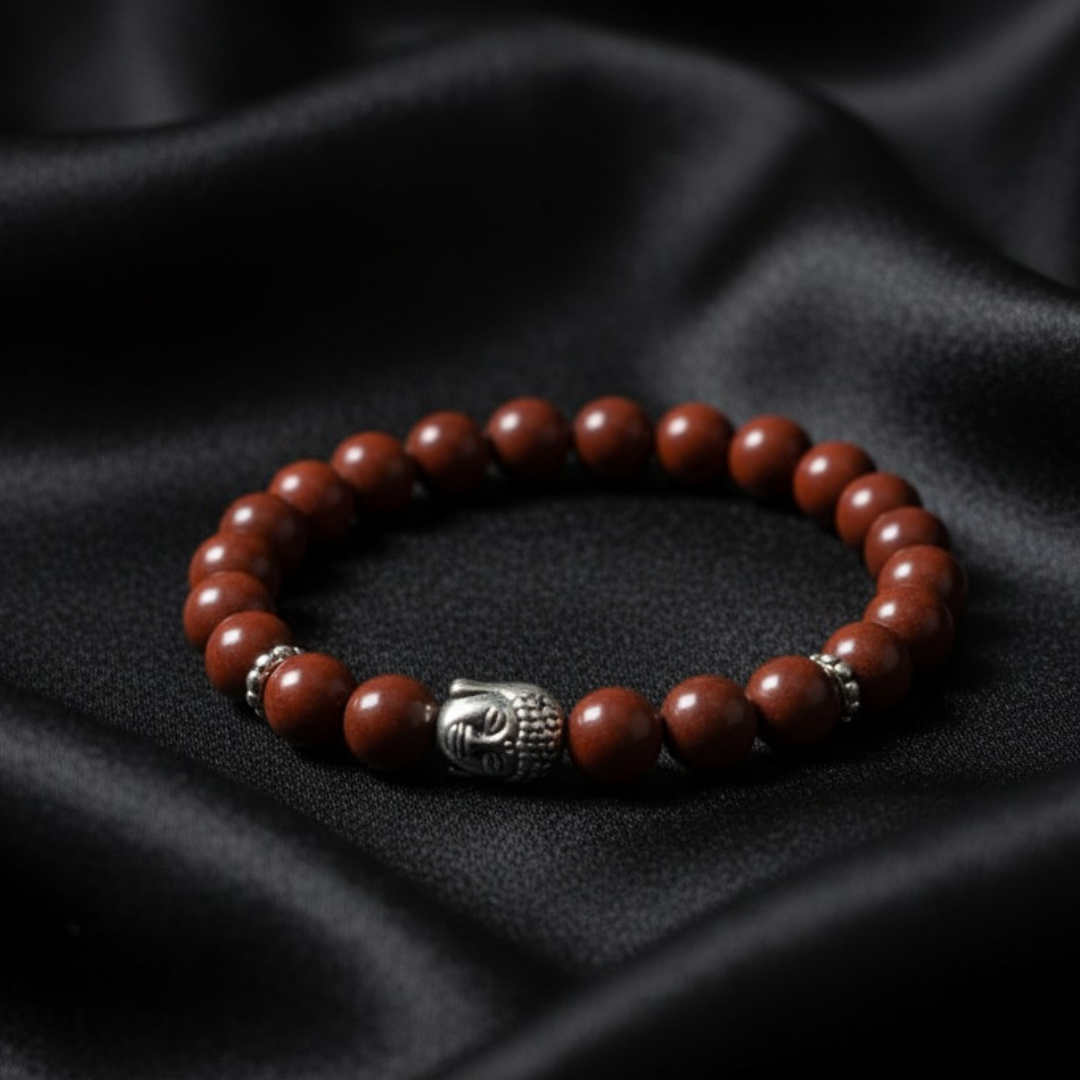 Natural Red Jasper Root Chakra Grounding Bracelet