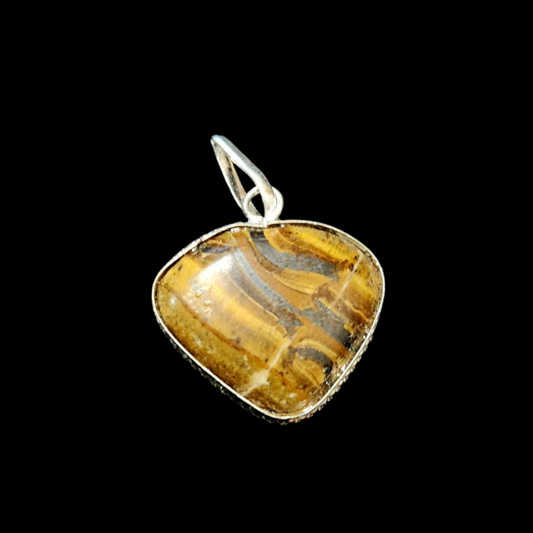 Natural Golden Chatoyant Tiger's Eye Courage Bracelet