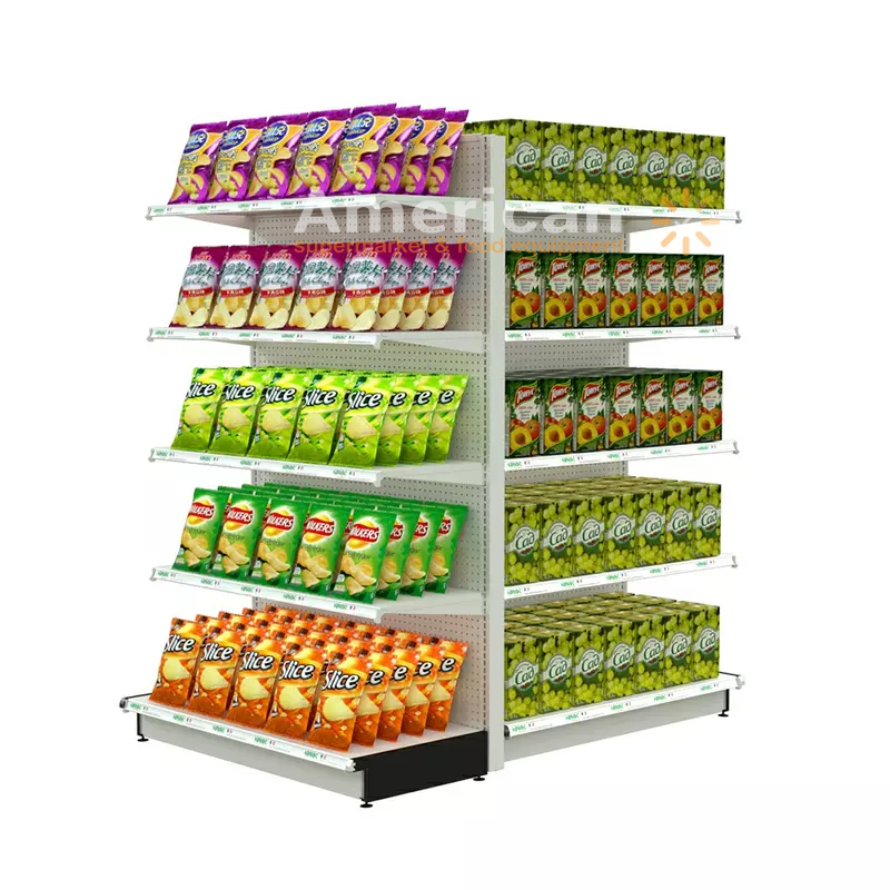 American Style Metal Supermarket Shelf