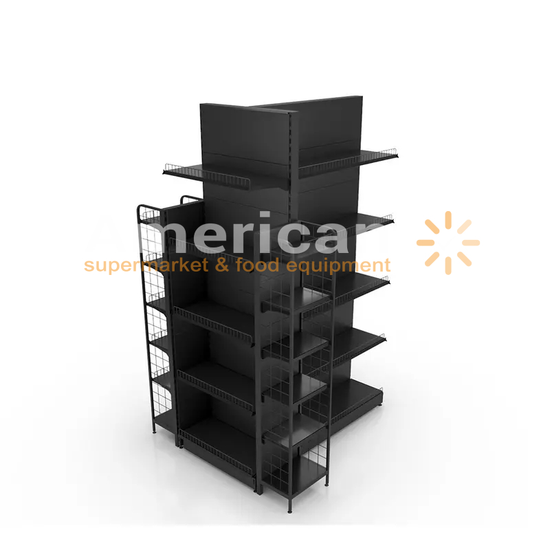 Metal Shelves with End Cap thumbnail 2