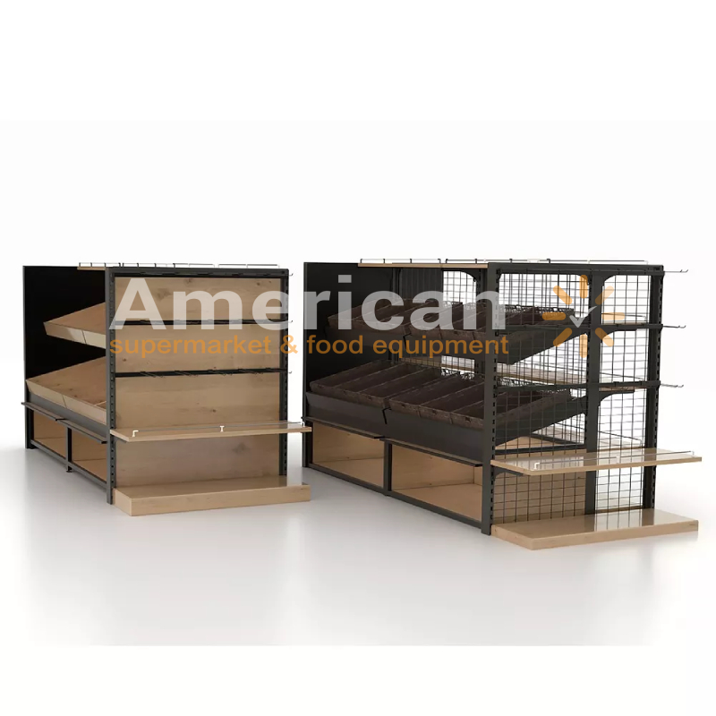 Luxury Wooden Supermarket Shelf