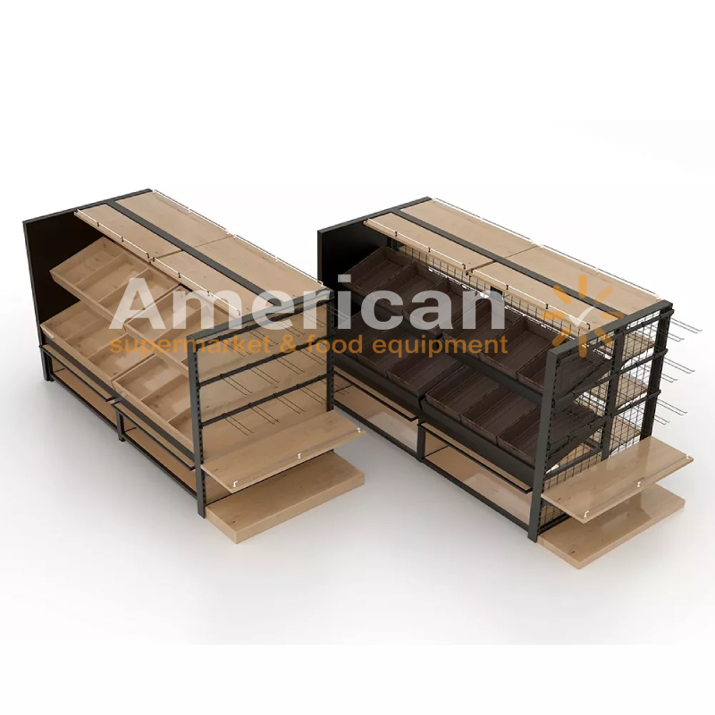 Luxury Wooden Supermarket Shelf thumbnail 5