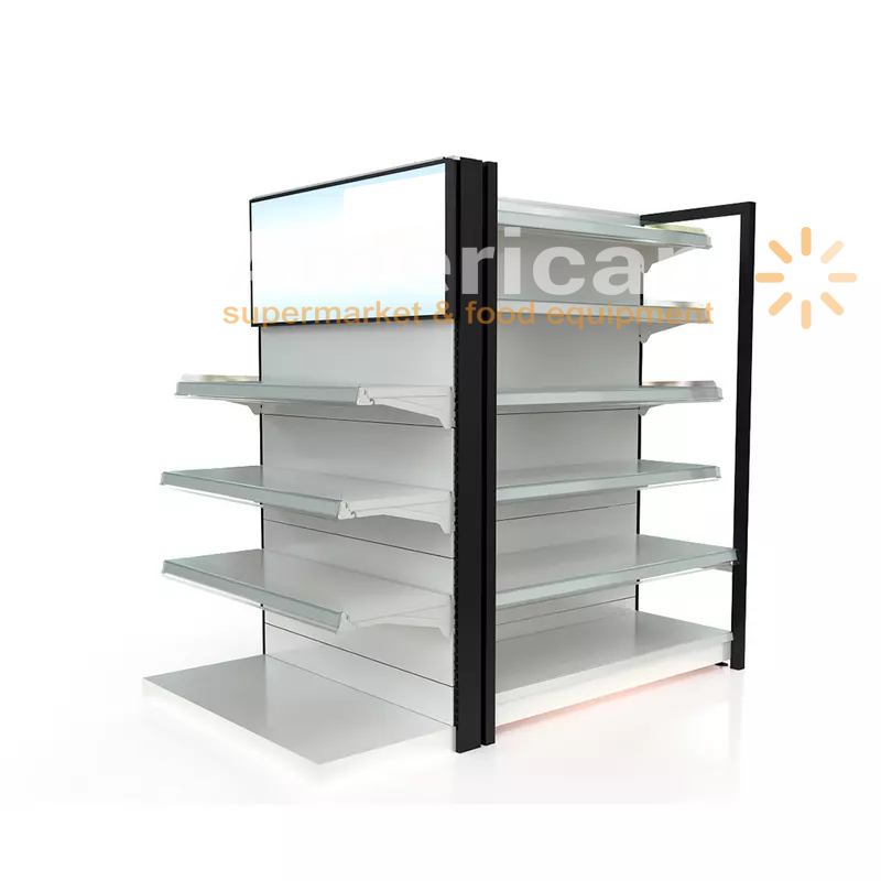 Supermarket Shelf with Advertisement Board thumbnail 2