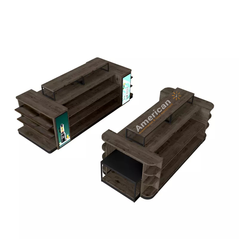 Wooden Supermarket Electrical Shop Rack