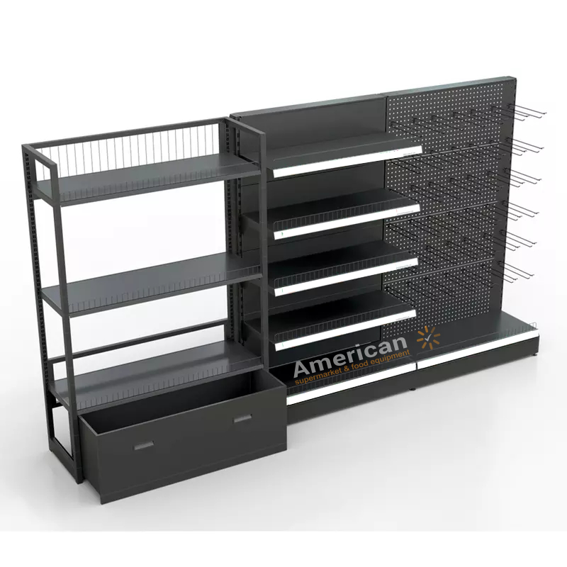 Convenience Store Display Shelf for Glass Along The Street