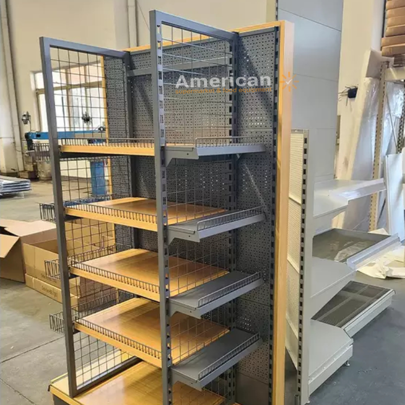 Wood Texture Grocery Rack thumbnail 6