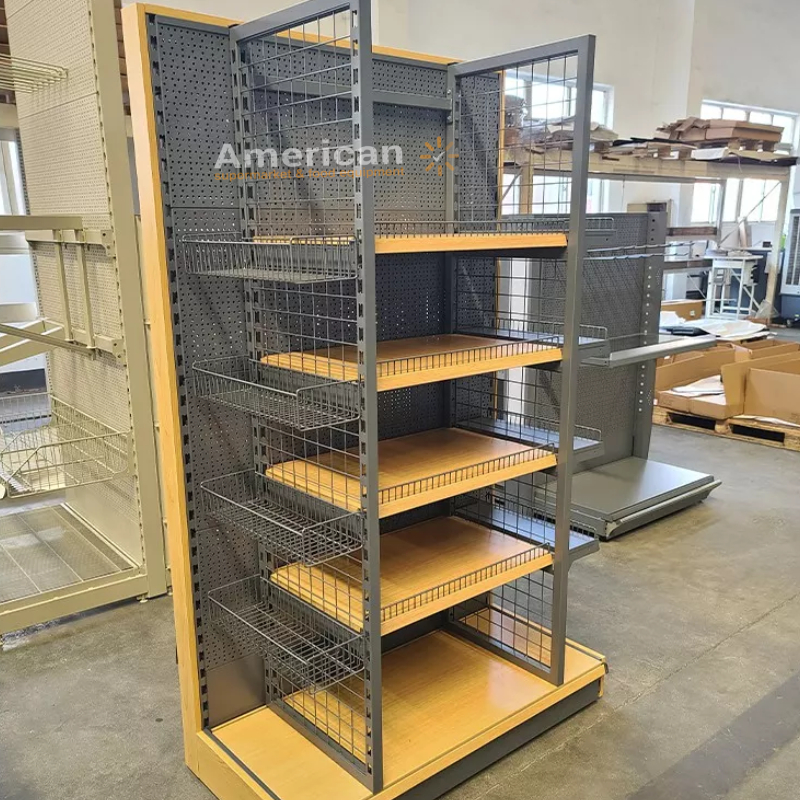 Wood Texture Grocery Rack thumbnail 5