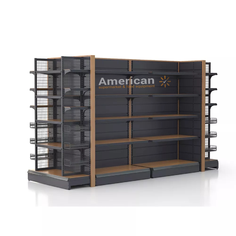 Wood Texture Grocery Rack thumbnail 3