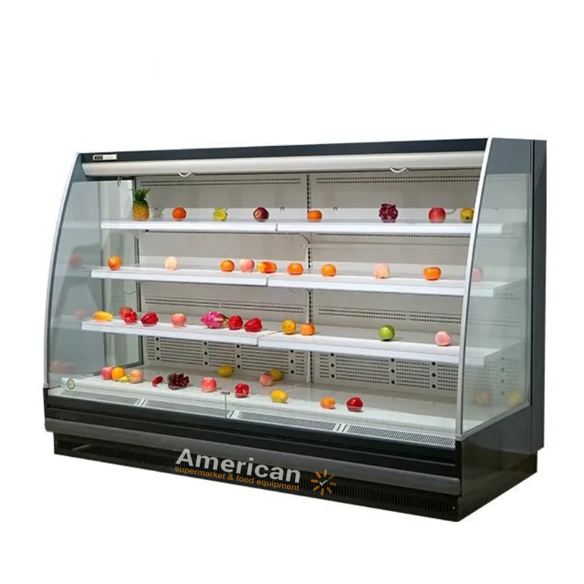 Supermarket Semi Vertical Multideck Chiller Cooler