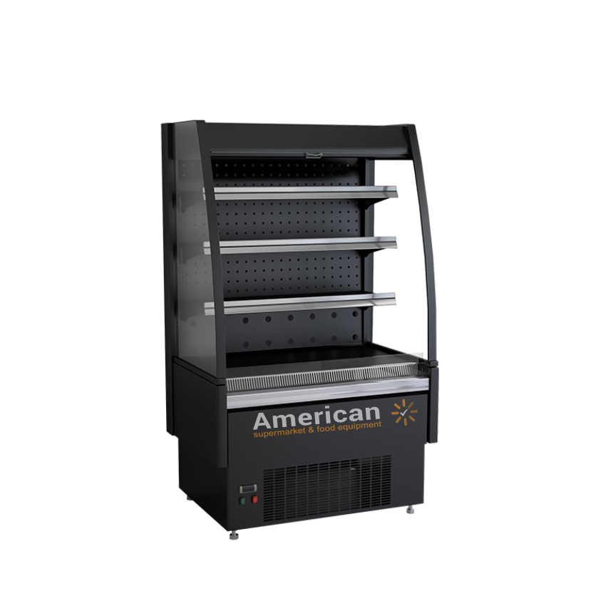 Semi Multidecks Complete Machine for Mini Market Refrigerator Open Display Cooler