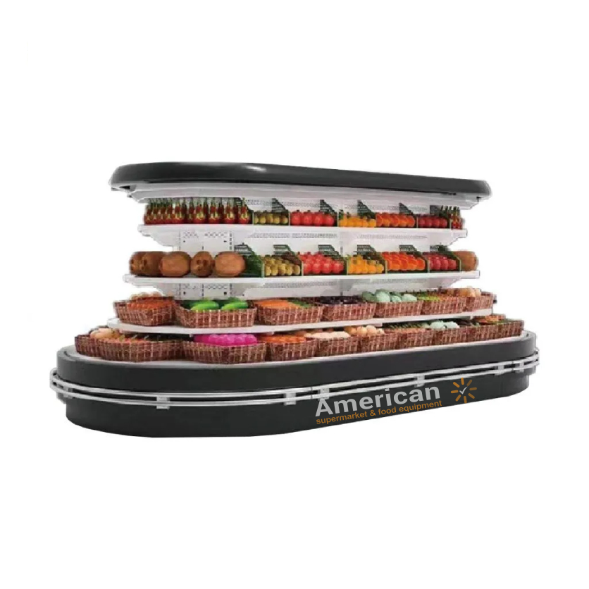 Commercial Vegetable & Fruits Display Refrigerator Showcase thumbnail 2