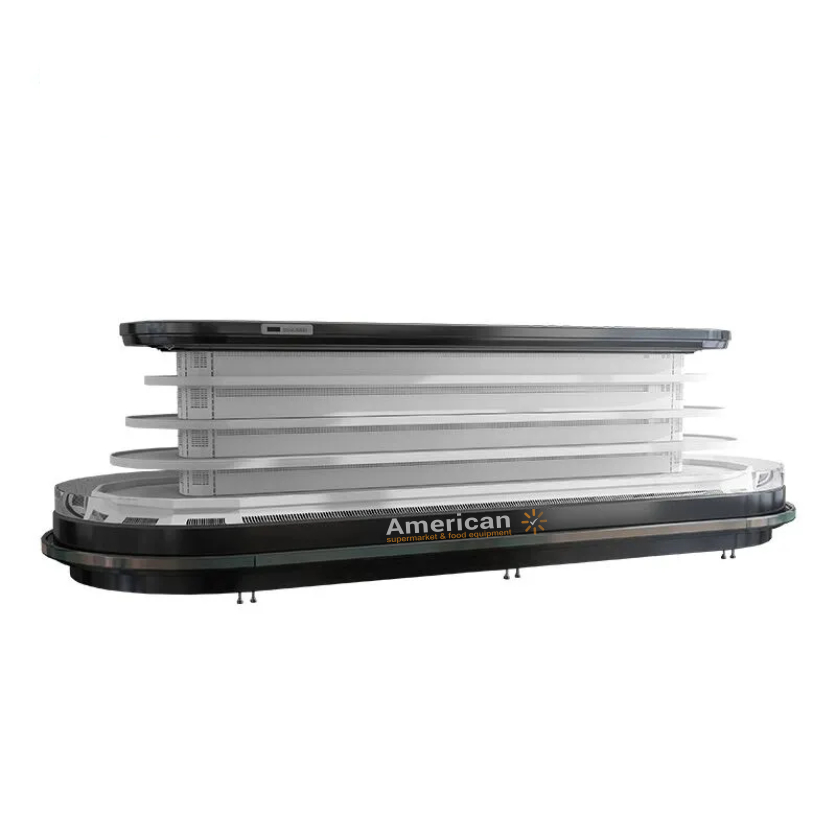 Commercial Vegetable & Fruits Display Refrigerator Showcase