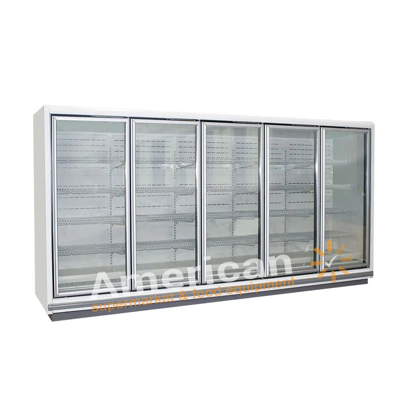 Commercial Glass Door Upright Freezer Display Showcase Cabinet thumbnail 2