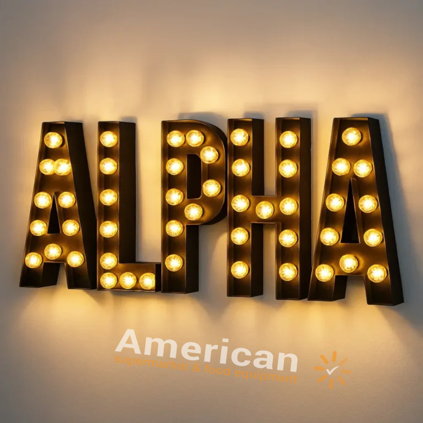 Projected LED Bulb Signage