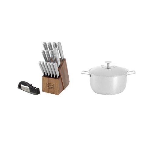 CUCHILLOS 16 PSZ + ASADOR 6L - imagen 1