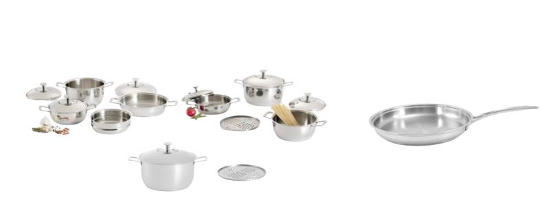 JUEGO GOURMET 17  PSZ + SARTÉN CHEF 30 CM - imagen 1