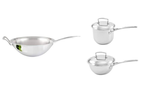 WOK 34 CM + SAUCEPAN 2.5L + SAUCIER 1.75L - imagen 1