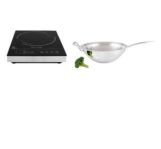 INDUCCIÓN + SARTEN WOK 34 CM - imagen 1