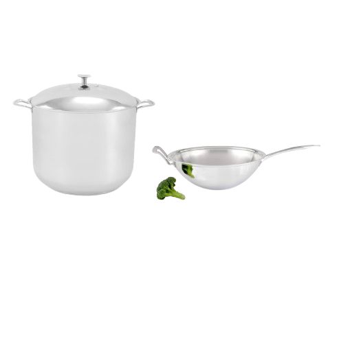 OLLA MAX COOKER 27L + SARTEN WOK 34 CM - imagen 1