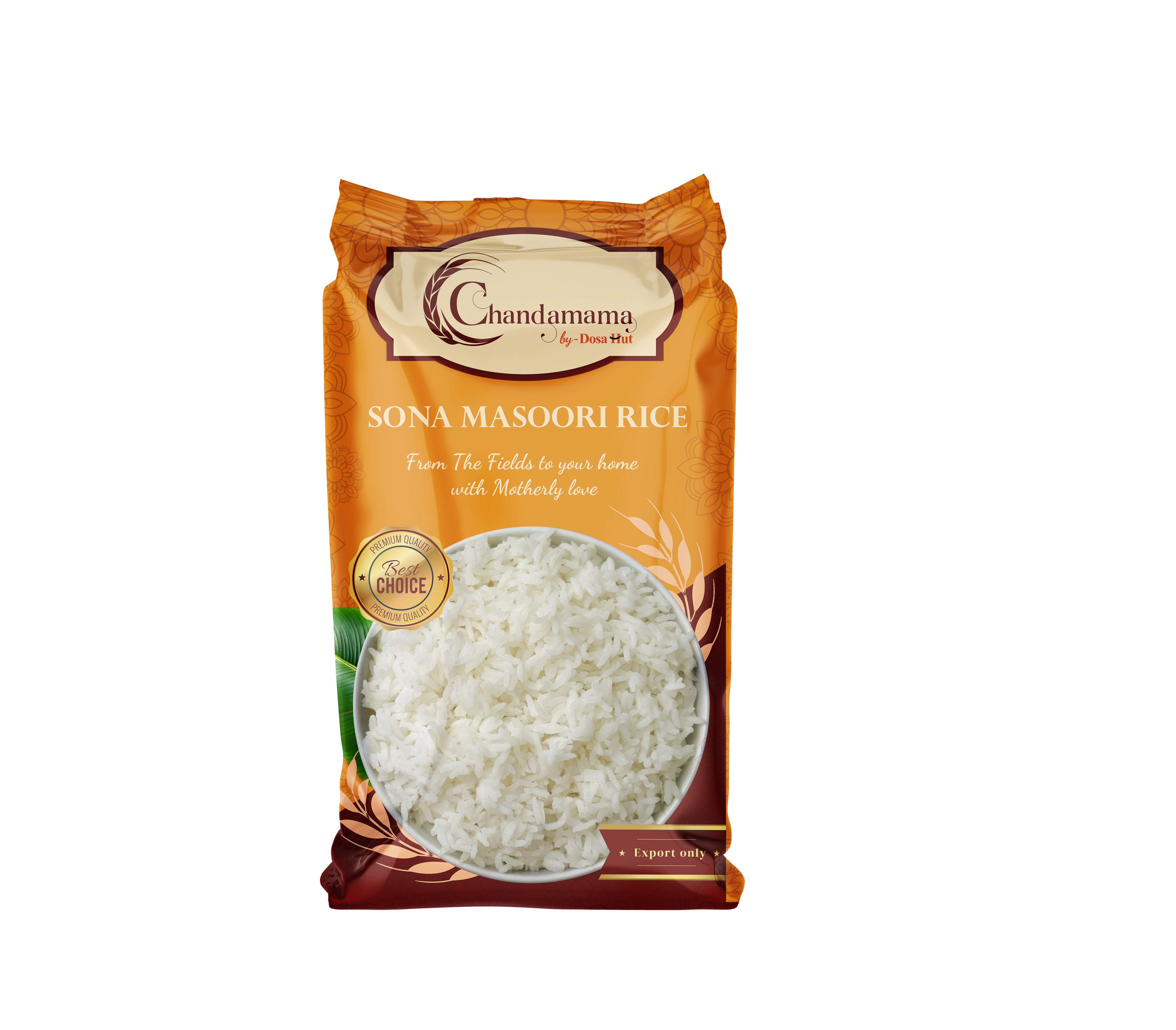 An image showing the brand story section from the rice packaging.