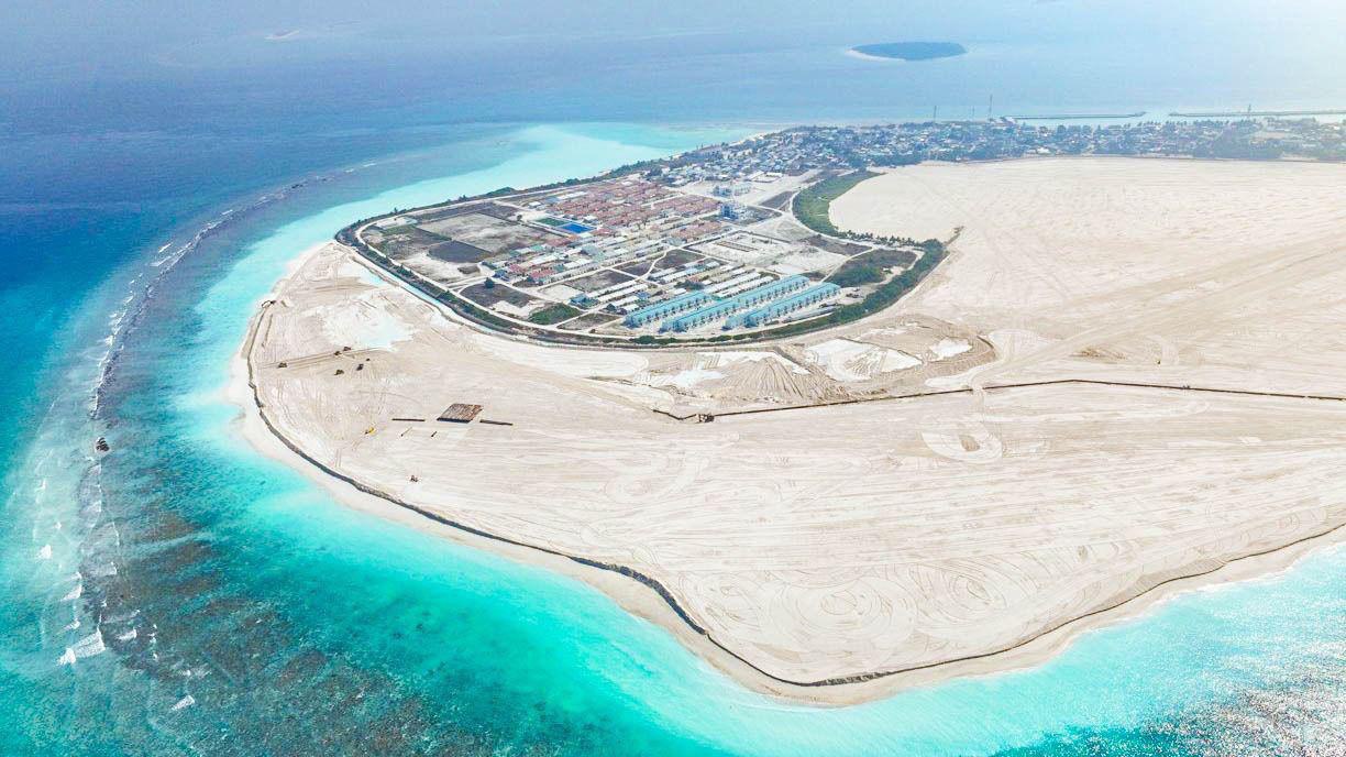 ދިއްދޫ އެއާޕޯޓް ތަރައްގީކުރާ ބިން ހިއްކައި ނިމިއްޖެ