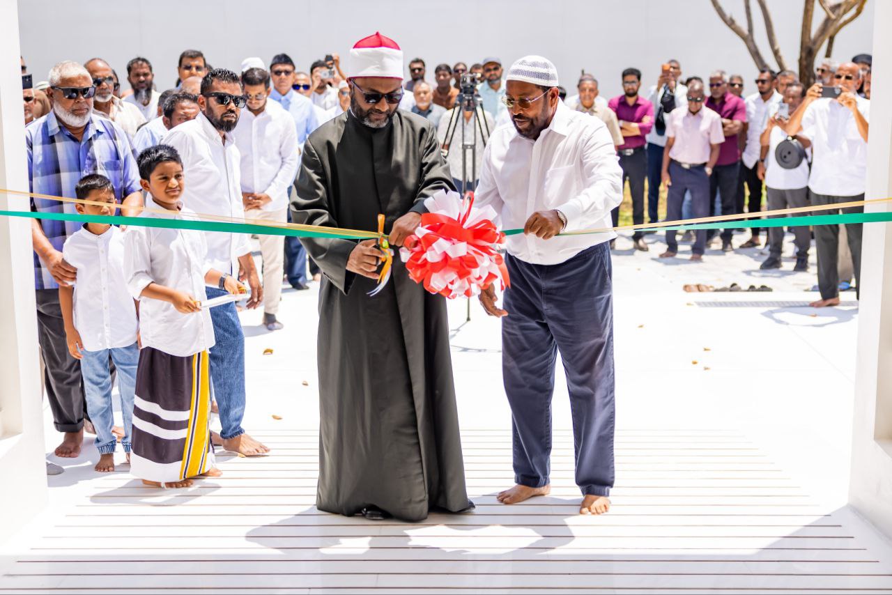 ގާސިމް އިބްރާހިމް މާމިނގިލީގައި ބިނާކުރި މިސްކިތް 'މަސްޖިދު އިބްރާހިމް' ހުޅުވައިފި