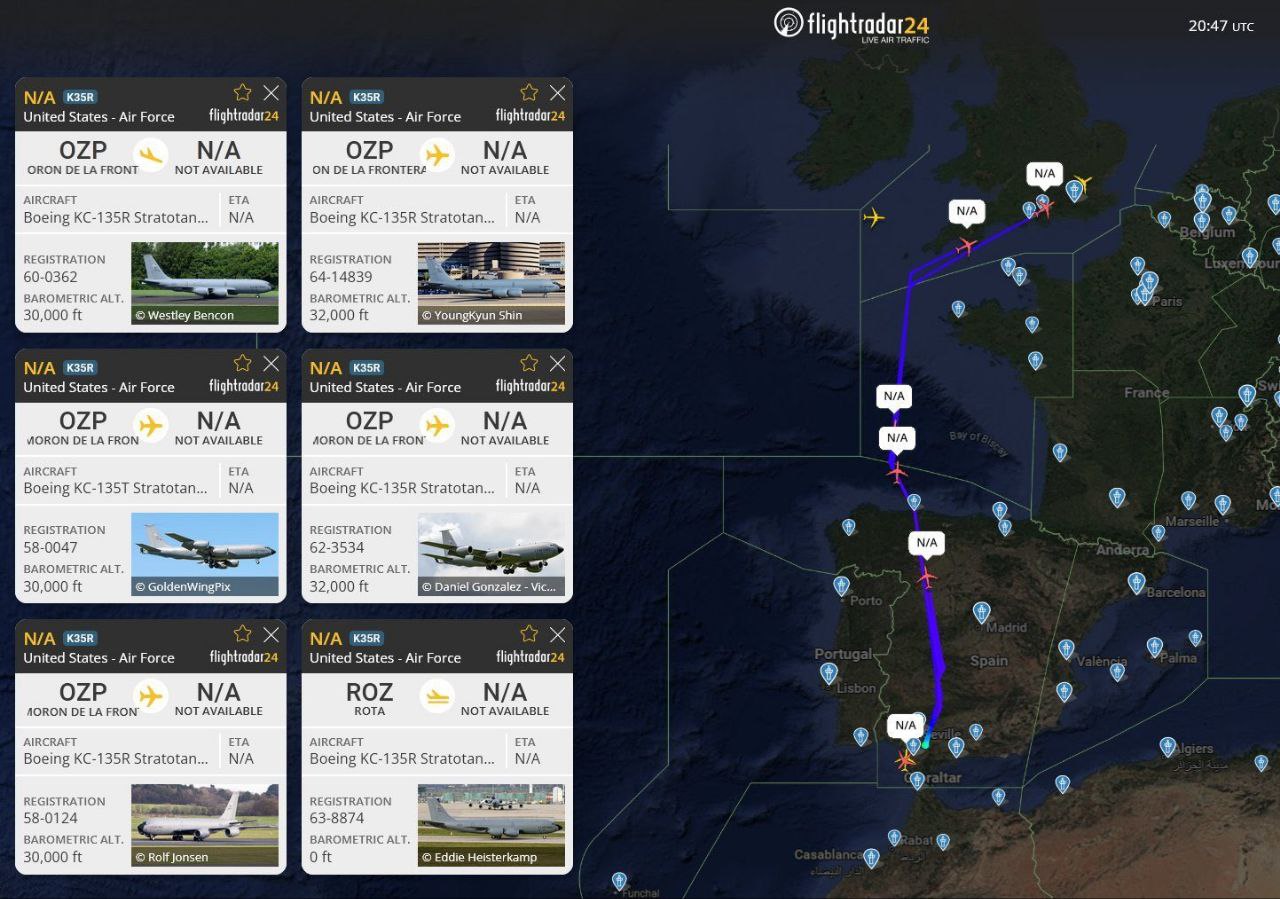 ސްޕެއިންގައި ހުންނަ އެމެރިކާގެ އަސްކަރީ މަރުކަޒުތަކުން ގިނަ އަދަދެއްގެ މަތިންދާބޯޓުތައް ފުރަނީ؛ ސިފައިން ފޭބުމުގެ ކަމެއްތޯ ސުވާލު އުފެދިއްޖެ