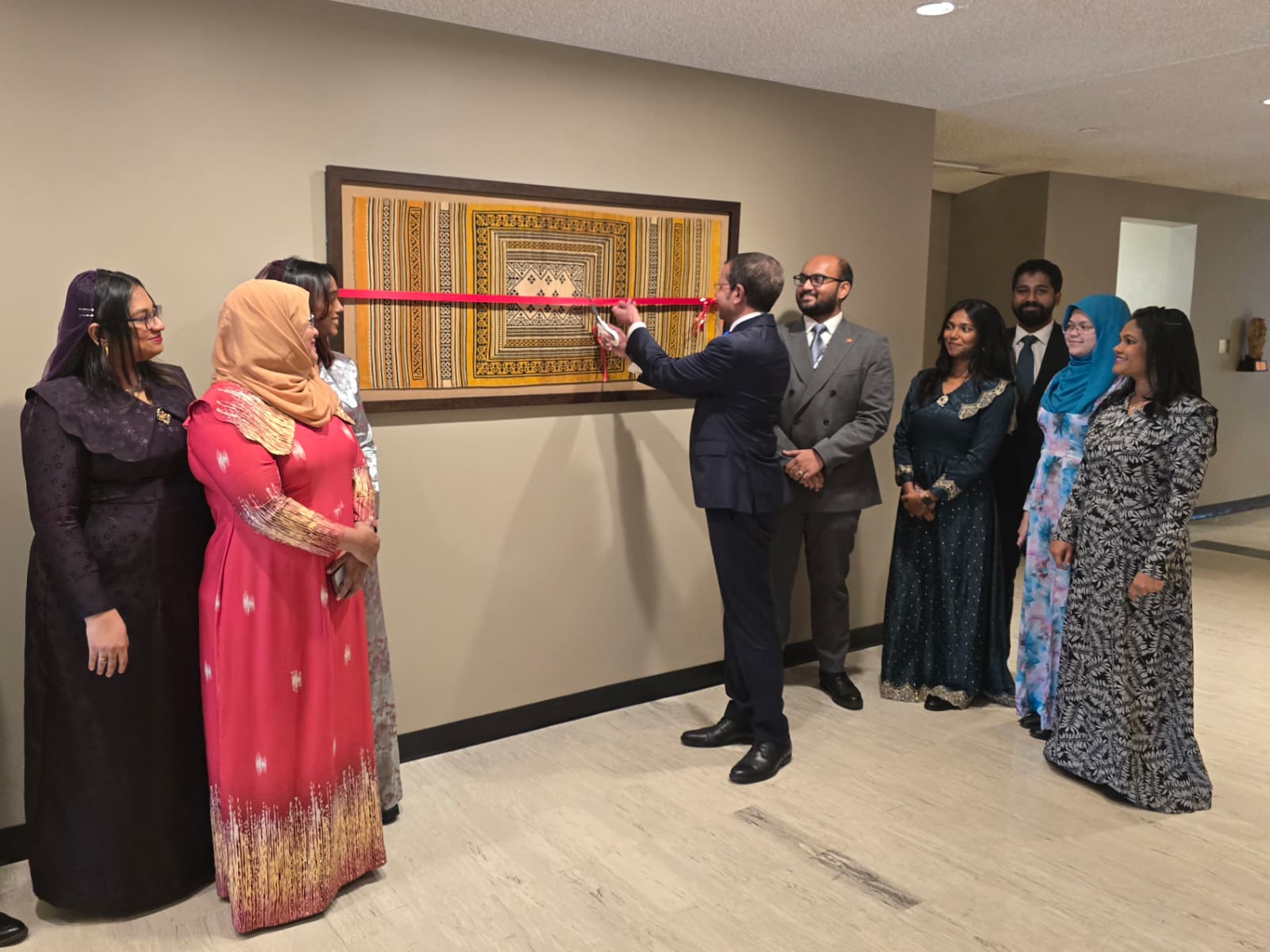 އ.ދ. ގެ މައި މަރުކަޒުގައި ދިވެހިރާއްޖޭގެ ތުނޑު ކުނަލެއް 