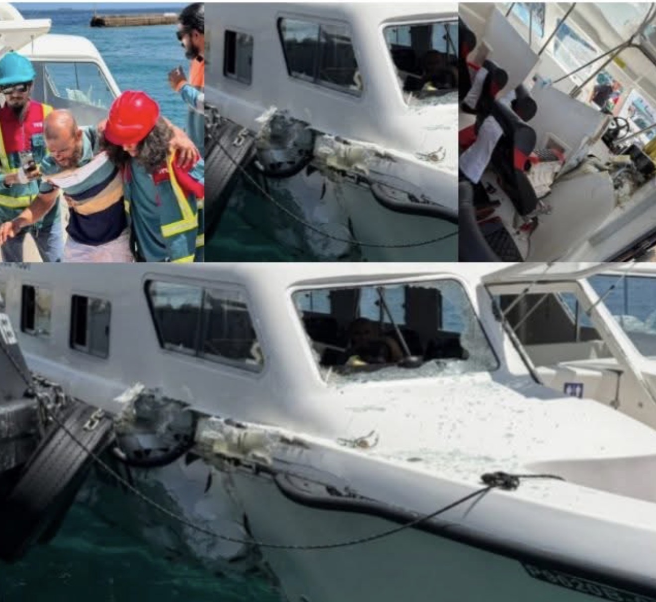 އެމް.ޕީ.އެލްގެ ޓަގު ބޯޓަކާއި 'މަހުމާ އެކްސްޕްރެސް' ލޯންޗު ޖެހި ނުރައްކާތެރި އެކްސިޑެންޓެއް: ކެޕްޓަނަށް އަނިޔާ