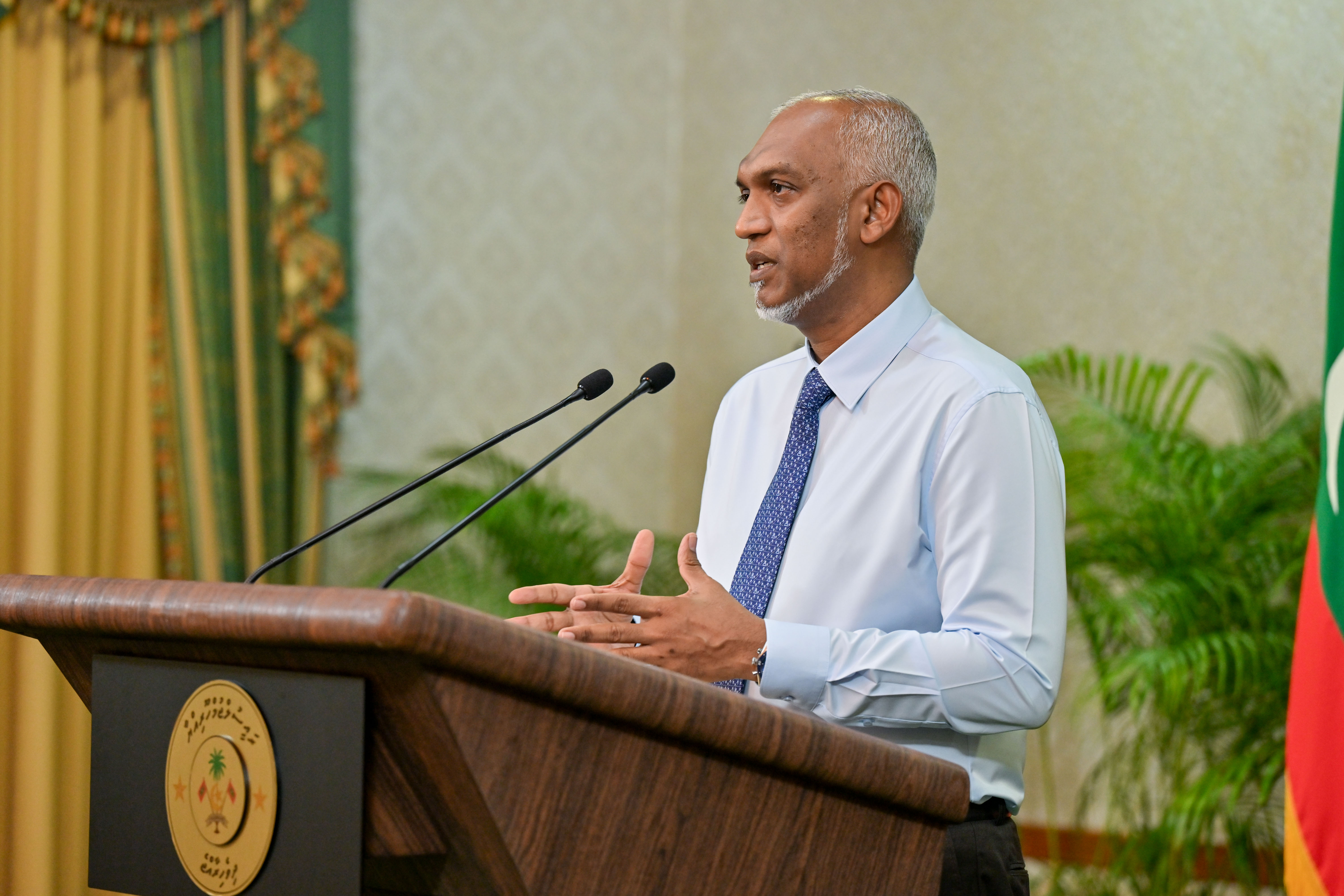 ރާއްޖޭގެ އެއްވެސް ސަރަހައްދެއް ހަނގުރާމައަށް ބޭނުން ކުރަން ނުދޭނަން: ރައީސް