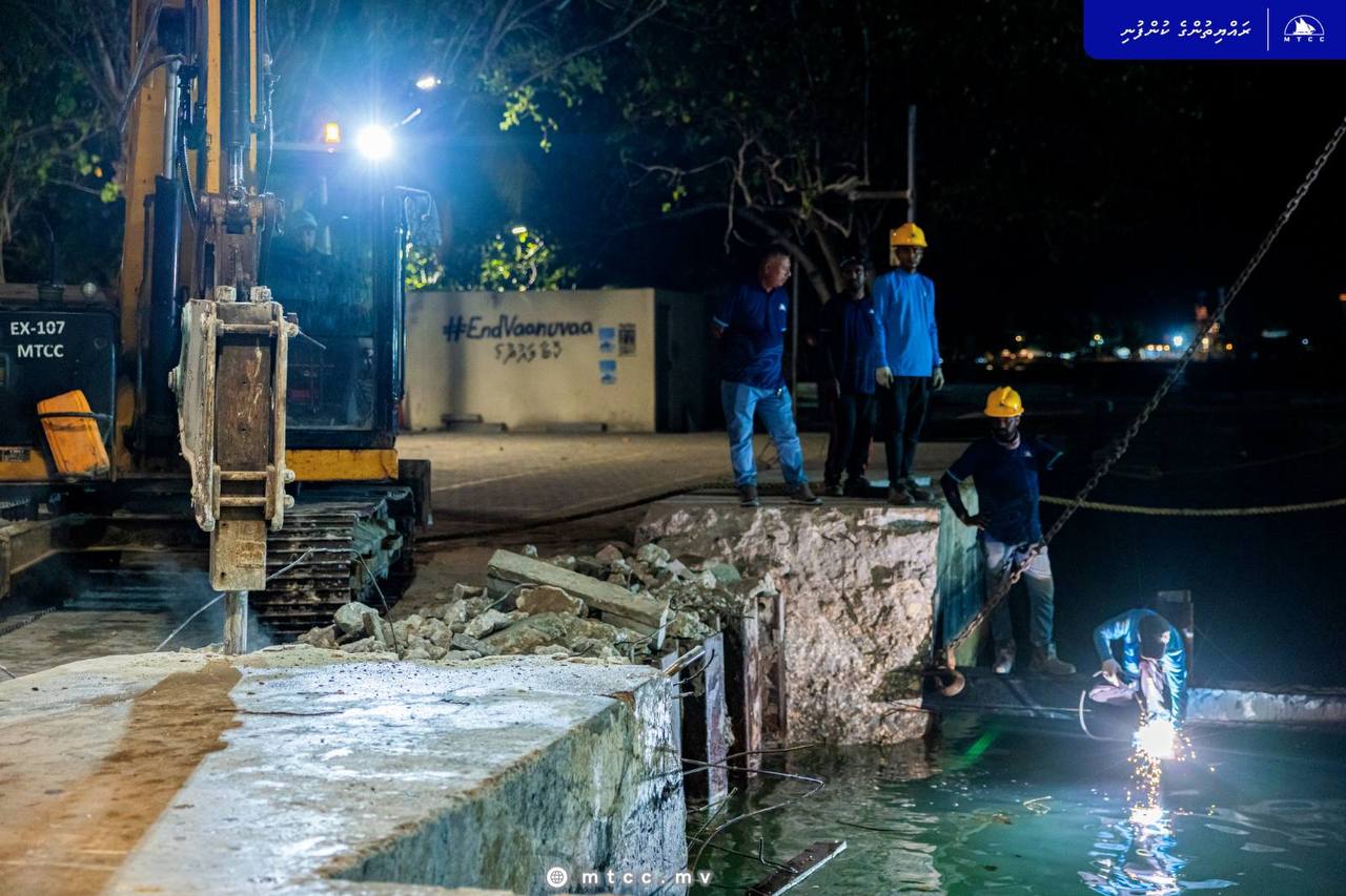 ބޮޑުތަކުރުފާނު މަގުގެ އެއްގަމު ތޮށީގެ މަސައްކަތް ފަށައިފި