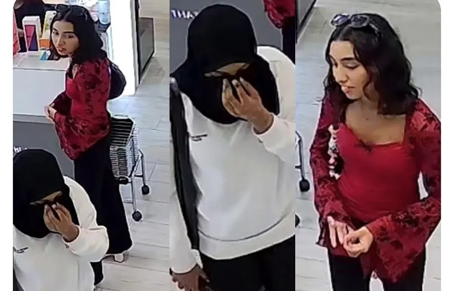 ފޭކް ސްލިޕަކުން ނިއު އެޑިޝަން ފިހާރަ އޮޅުވާލައި 8،700ރ.ގެ މުދާ ހޯދި ދެ އަންހެނުން ހޯދުމަށް އާންމުންގެ އެހީއަށް އެދިއްޖެ