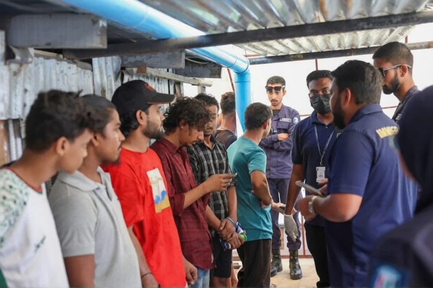 20 ބިދޭސީއަކު ޗެކްކޮށް، 12 ބިދޭސީއަކު އިމިގުރޭޝަންގެ ބަލެމުގެ ދަށަށް