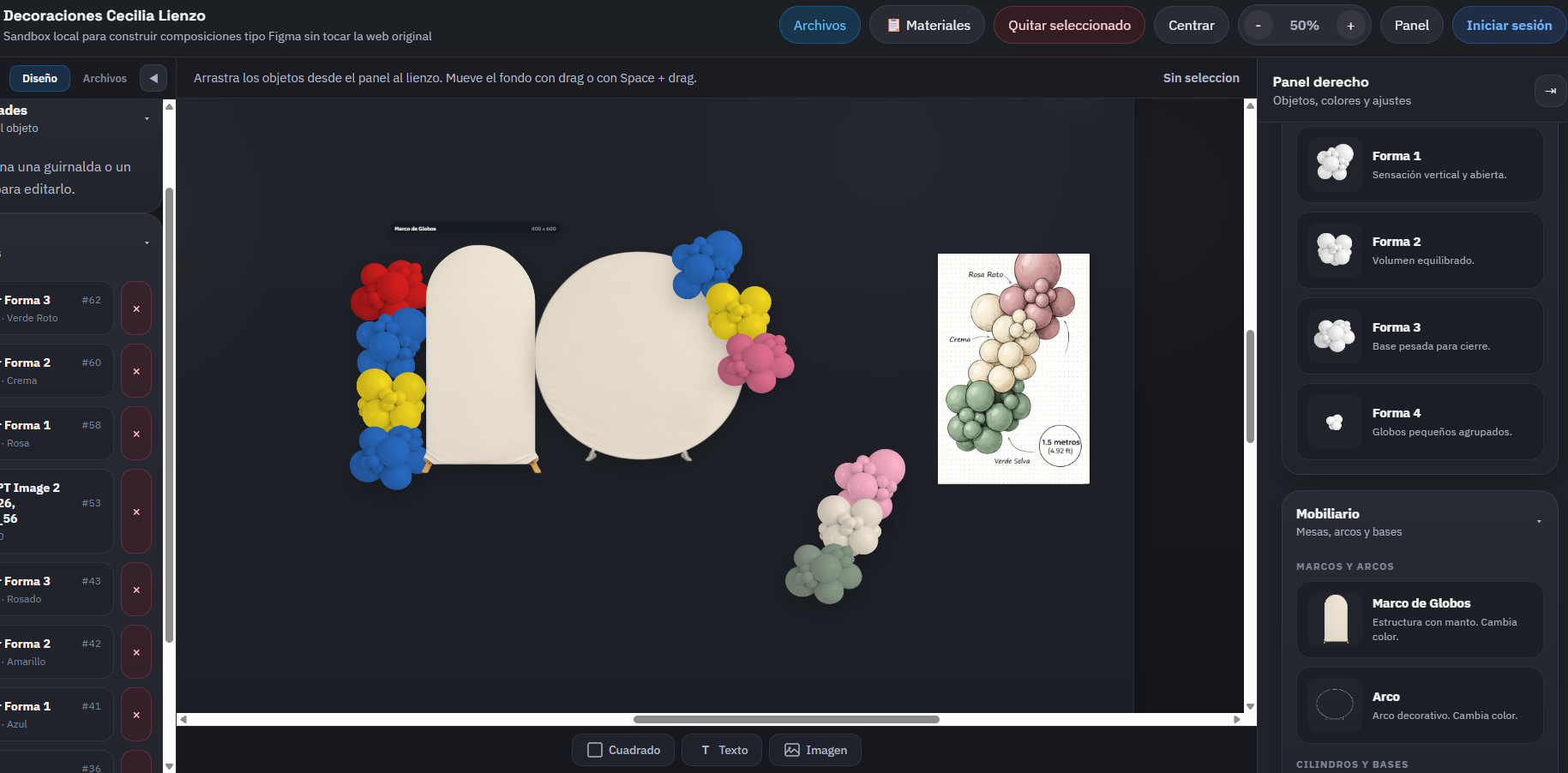 Globo Go — Simulador de Decoraciones