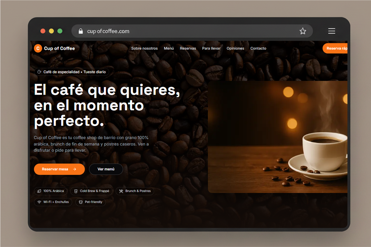 Cafetería de Especialidad