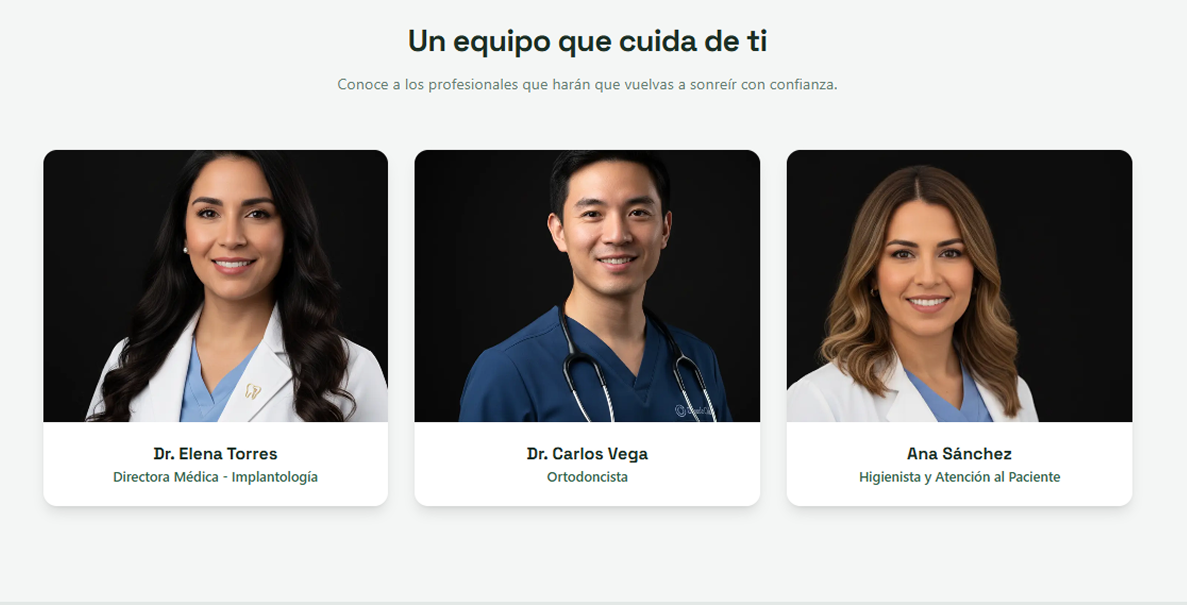 Dental clinic website screenshot 5