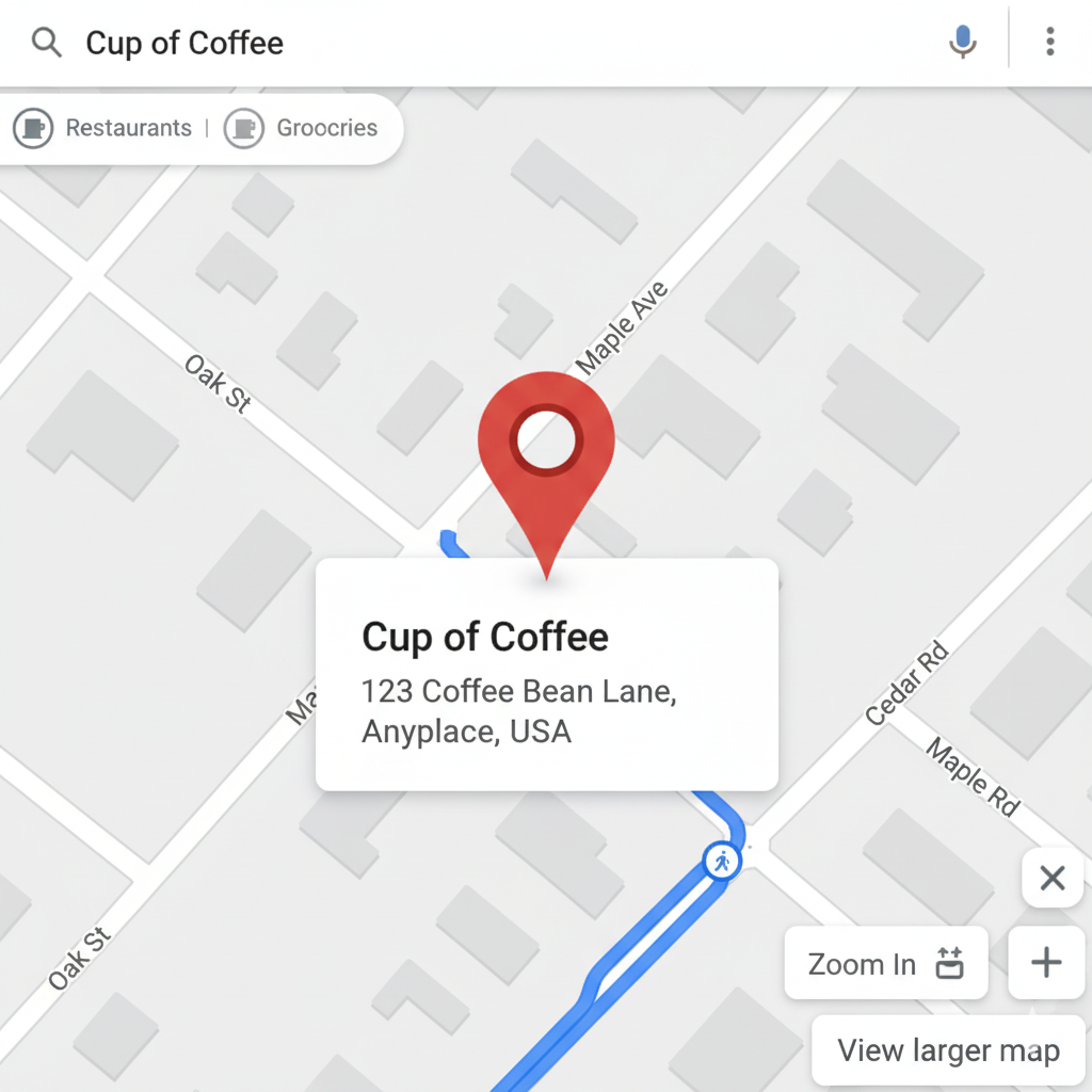 mapa del local