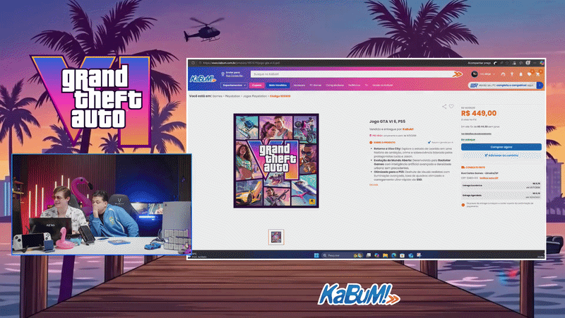 GTA 6 · live de Paulinho O Loko na Kick