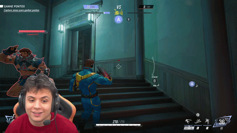 Melhor momento da live do Paulinho O Loko — Marvel Rivals Season 8.5