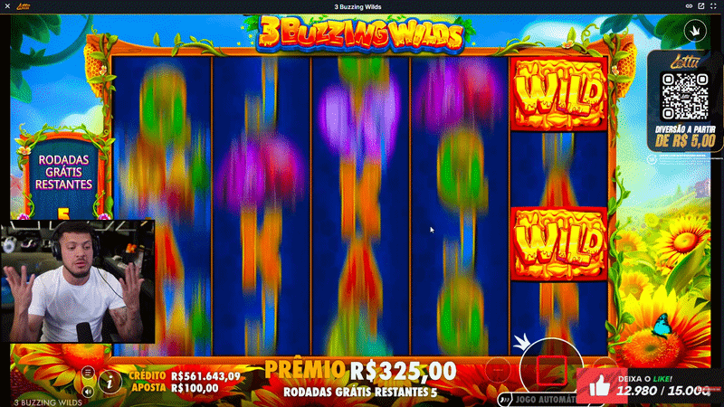Banner Jogo Responsável na live do Cerol