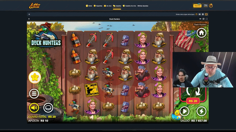 Banner Jogo Responsável na live do Felipe Kersch