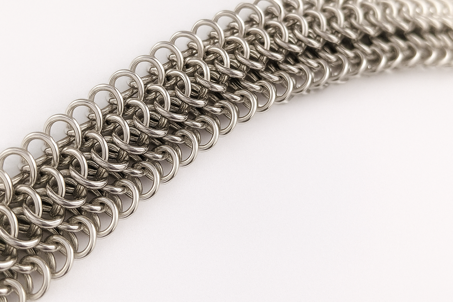 A European 4-in-1 chainmaille sheet.