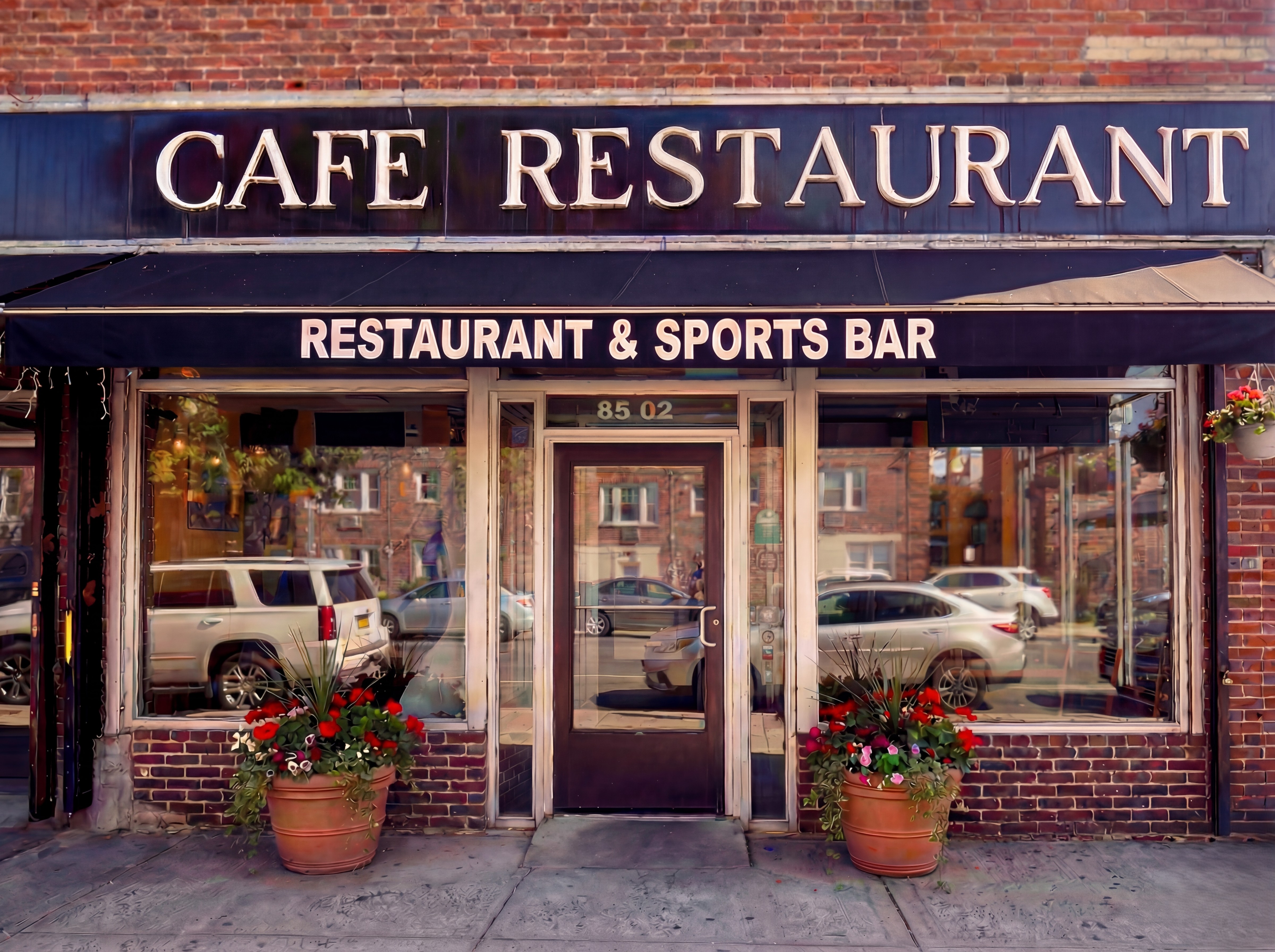 The facade of La Gran Uruguaya restaurant.