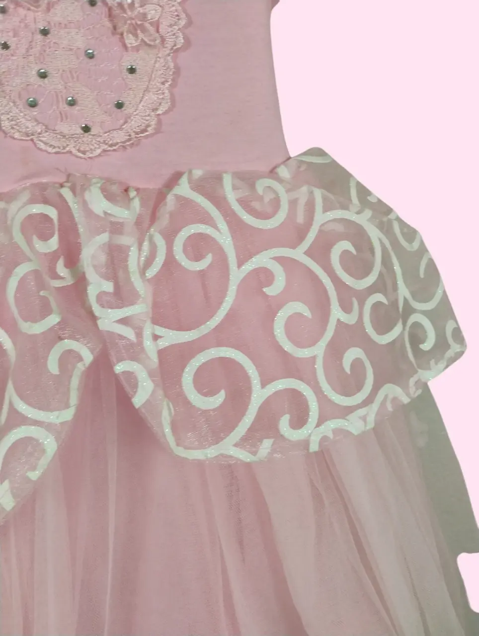 Trish Scully Child Pink Princess Tulle Dress Girls Size 3 Costume Play thumbnail 3