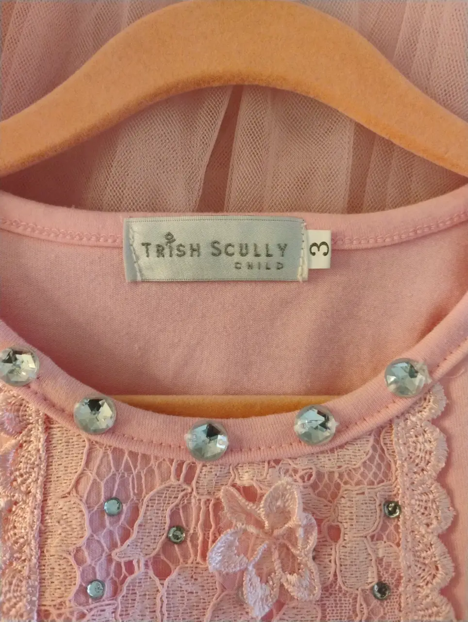 Trish Scully Child Pink Princess Tulle Dress Girls Size 3 Costume Play thumbnail 4