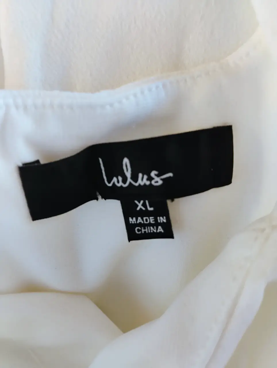 Lulus White Rosette A-Line Mini Dress Women's XL thumbnail 7