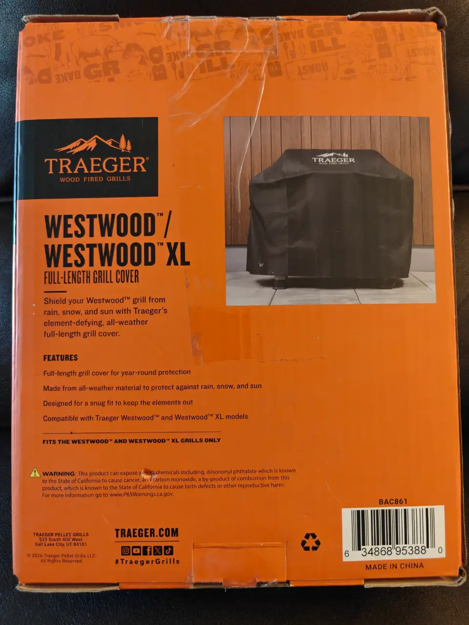 Traeger Westwood XL Full-Length Grill Cover New in Box thumbnail 2
