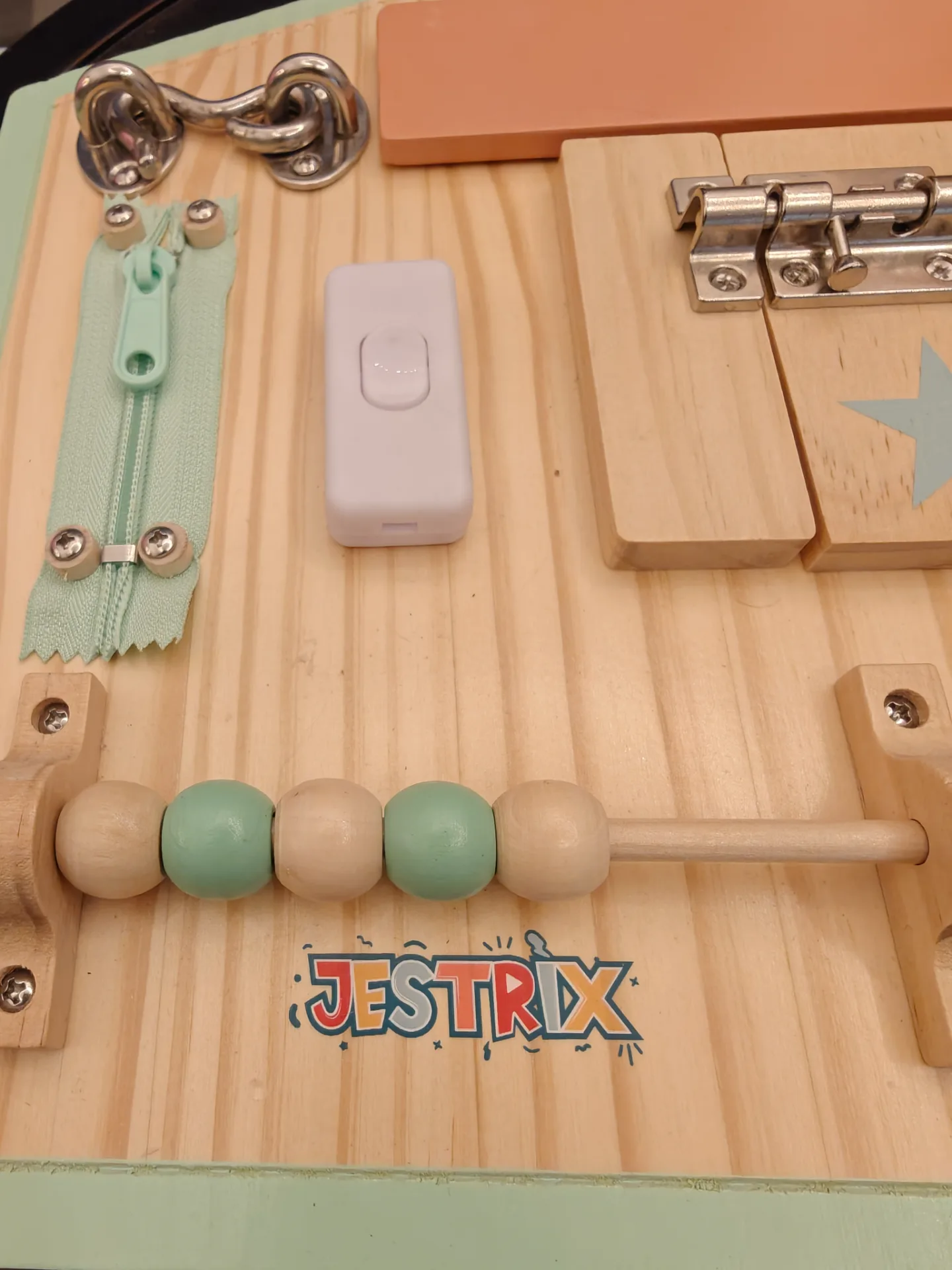 JESTRIX Montessori Busy Board Toddler Activity Sensory Toy thumbnail 4